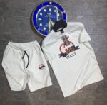 Gucci Half Tshirt Short Combo - Image 4