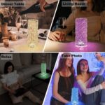 Crystal Touch Night Light for Bedroom Decor (16 Colors, Remote, USB) - Image 2