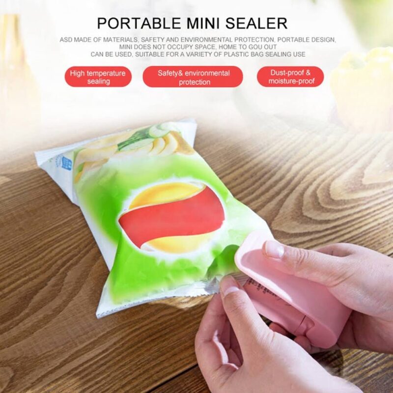 Portable Mini Handheld Sealing Machine for Plastic Bags (Battery Not Included) - Image 5